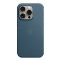 Чохол до мобільного телефона Apple iPhone 15 Pro FineWoven Case with MagSafe Pacific Blue (MT4Q3ZM/A)