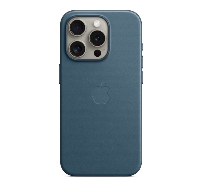 Чохол до мобільного телефона Apple iPhone 15 Pro FineWoven Case with MagSafe Pacific Blue (MT4Q3ZM/A)