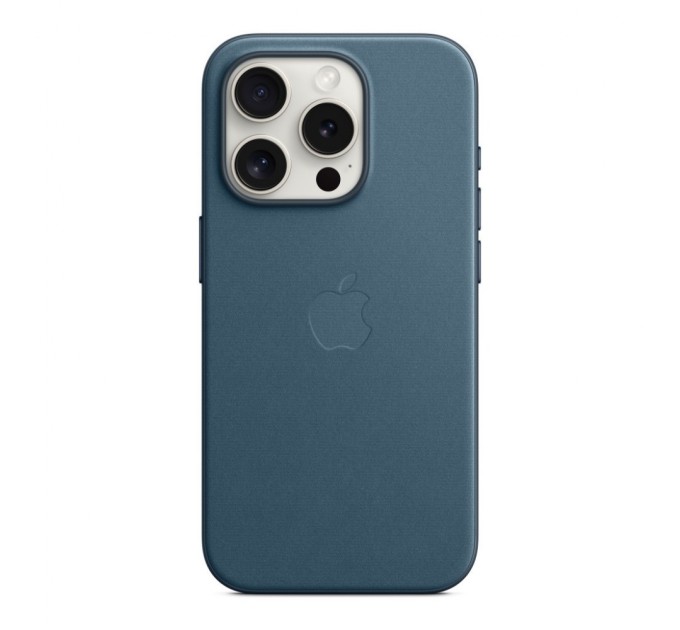 Чохол до мобільного телефона Apple iPhone 15 Pro FineWoven Case with MagSafe Pacific Blue (MT4Q3ZM/A)