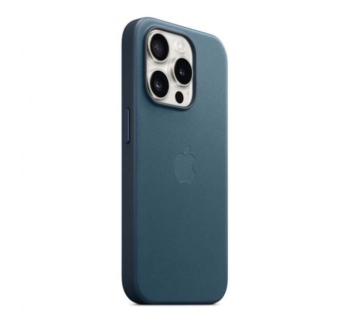 Чохол до мобільного телефона Apple iPhone 15 Pro FineWoven Case with MagSafe Pacific Blue (MT4Q3ZM/A)