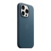 Чохол до мобільного телефона Apple iPhone 15 Pro FineWoven Case with MagSafe Pacific Blue (MT4Q3ZM/A)