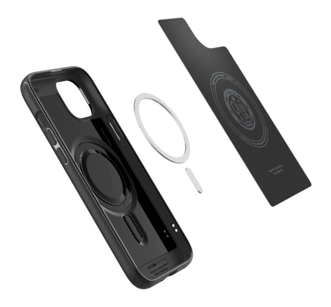 Чохол до мобільного телефона Spigen Apple iPhone 15 Mag Armor MagFit Matte Black (ACS06815)