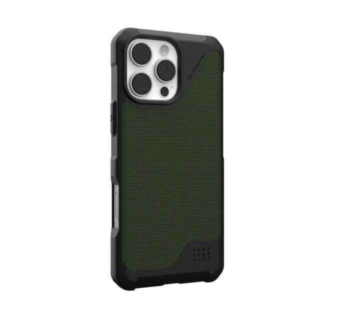 Чохол до мобільного телефона UAG iPhone 16 Pro Max Metropolis LT Magsafe Kevlar Olive (114453113972)