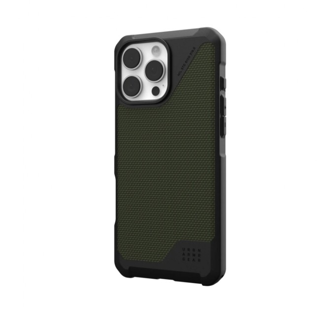 Чохол до мобільного телефона UAG iPhone 16 Pro Max Metropolis LT Magsafe Kevlar Olive (114453113972)