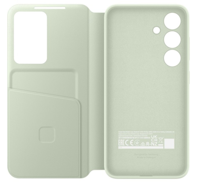 Чохол до мобільного телефона Samsung Galaxy S24 (S921) Smart View Wallet Case Lime (EF-ZS921CGEGWW)