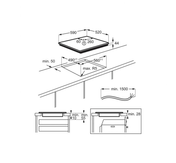 Варочна поверхня Electrolux EIV64453