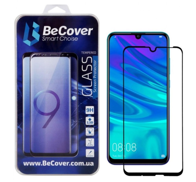Скло захисне BeCover Full Glue & Cover Huawei P Smart 2019 Black (703136)