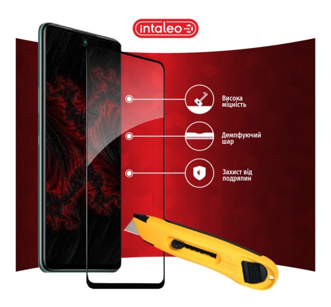 Скло захисне Intaleo Full Glue Infinix Hot 11s (1283126532382)