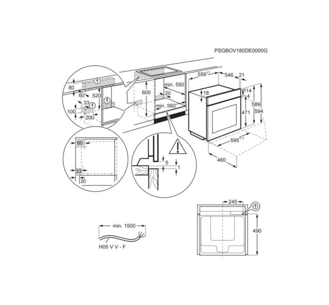 Духова шафа Electrolux EOD3C70TK