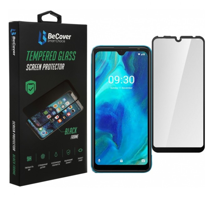 Скло захисне BeCover Tecno Pop 5 Black (706669)