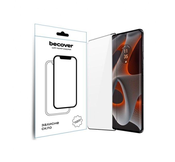 Скло захисне BeCover Motorola Edge 50 Pro Black (712346)