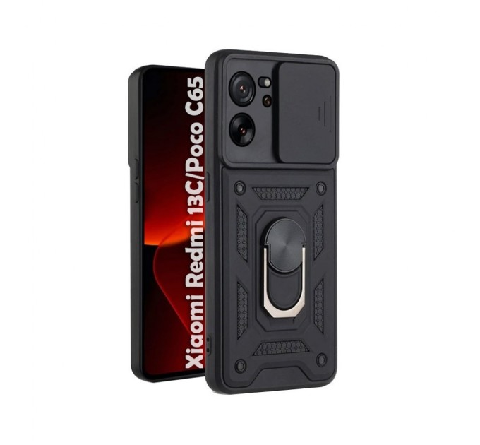 Чохол до мобільного телефона BeCover Military Xiaomi Redmi 13C / Poco C65 Black (710561)