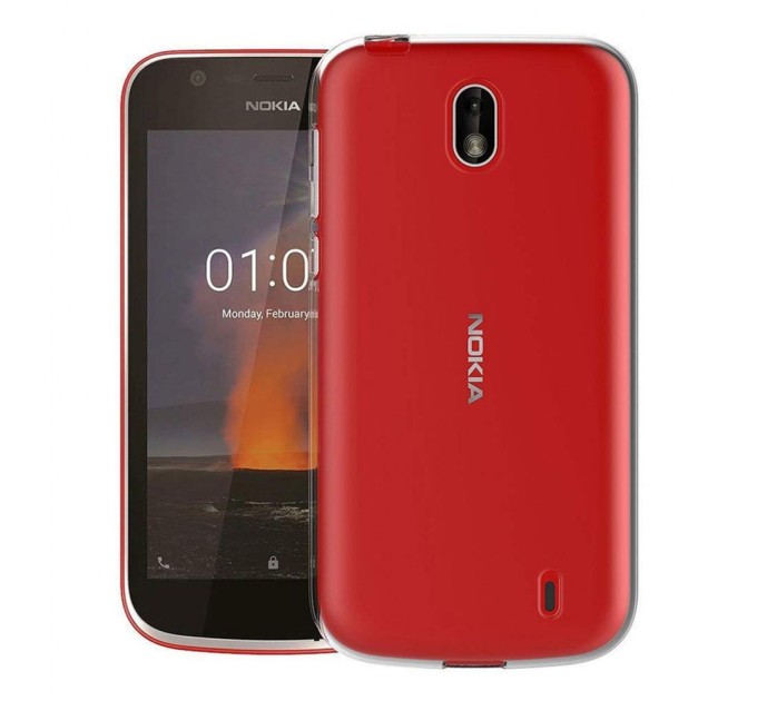 Чехол для моб. телефона Laudtec для Nokia 1 Clear tpu (Transperent) (LC-N1T)