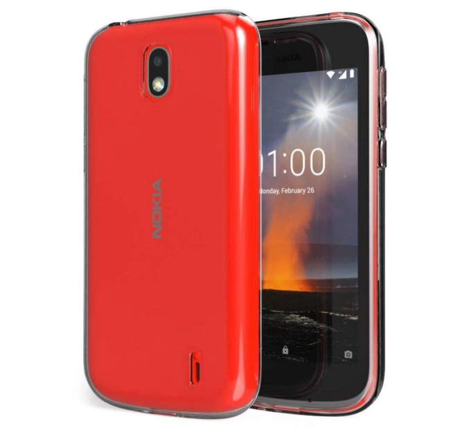 Чохол до моб. телефона Laudtec для Nokia 1 Clear tpu (Transperent) (LC-N1T)