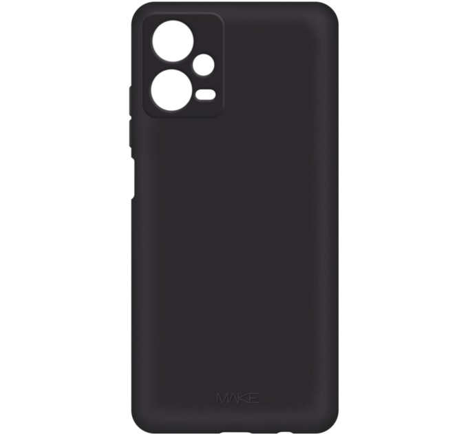 Чохол до мобільного телефона MAKE Xiaomi Redmi Note 12 Pro 5G Skin Black (MCS-XRN12P5GBK)