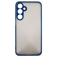 Чохол до мобільного телефона Dengos Samsung Galaxy M35 5G Matte + glass Blue (DG-KM-108)