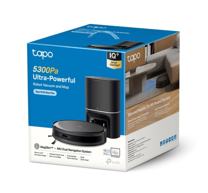 Пилосос TP-Link Tapo RV20 Max Plus