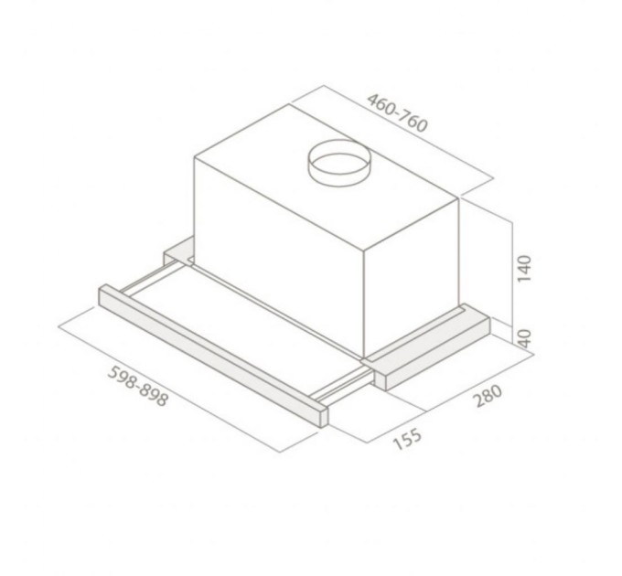 Вытяжка кухонная Elica ELITE 14 LUX GRIX/A/60