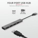 Концентратор Trust Halyx Aluminium 4-Port Mini USB Hub (23786_TRUST)