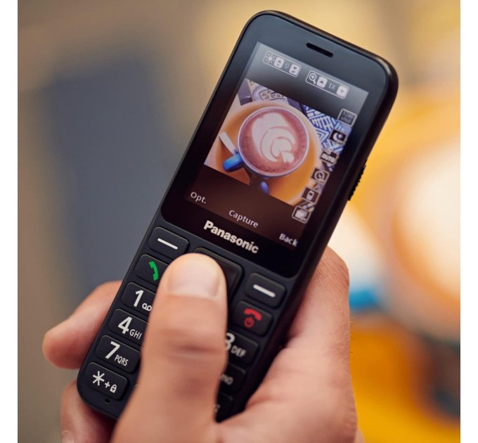 Мобільний телефон Panasonic KX-TU250 Black (KX-TU250EXB)