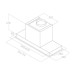 Витяжка кухонна Elica HIDDEN 2.0 BL MAT/A/52