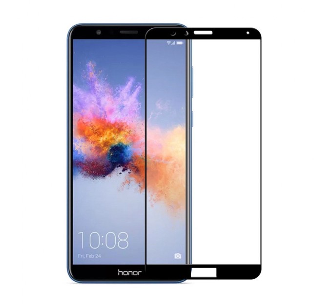 Стекло защитное PowerPlant Full screen Huawei Honor 7X Black (GL605057)