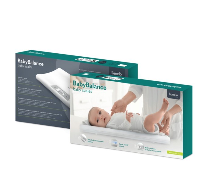 Ваги для новонароджених Lionelo Babybalance White (LOC-BABYBALANCE WHITE)