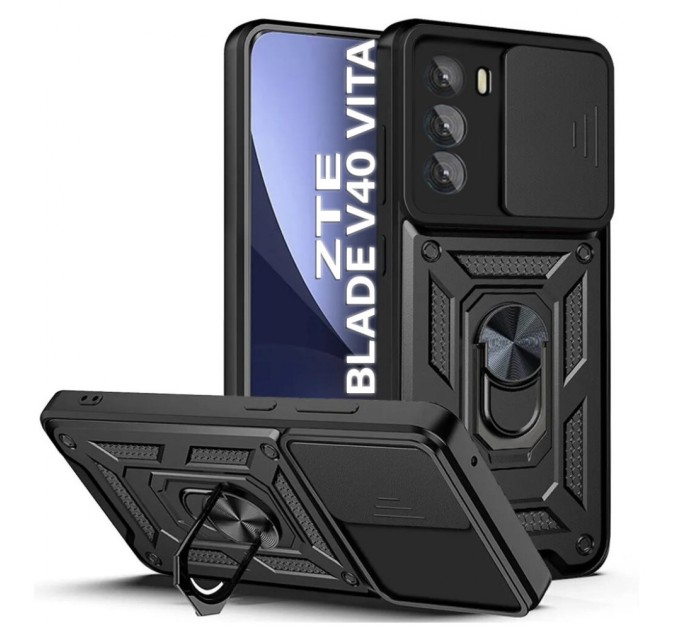 Чохол до мобільного телефона BeCover Military ZTE Blade V40 Vita Black (710697)