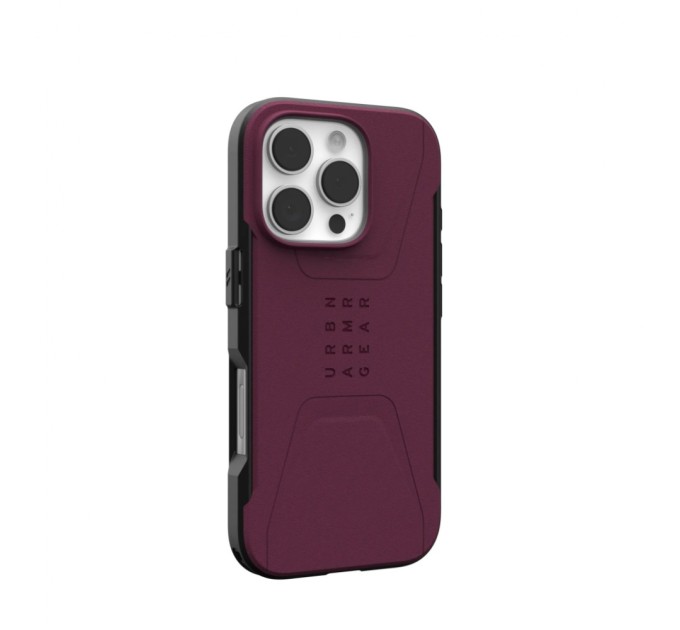 Чохол до мобільного телефона UAG iPhone 16 Pro Civilian Magsafe Bordeaux (114444119049)