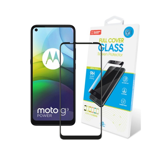 Скло захисне Global Full Glue MOTO G9 Power (1283126513213)