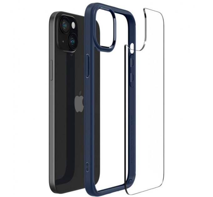 Чохол до мобільного телефона Spigen Apple iPhone 15 Plus Ultra Hybrid Navy Blue (ACS06659)