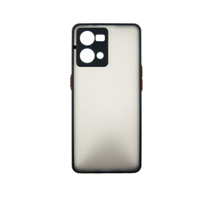 Чохол до мобільного телефона Dengos Kit for OPPO Reno 7 4g case + glass (Black) (DG-KM-32)