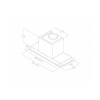 Витяжка кухонна Elica HIDDEN 2.0 IX/A/72