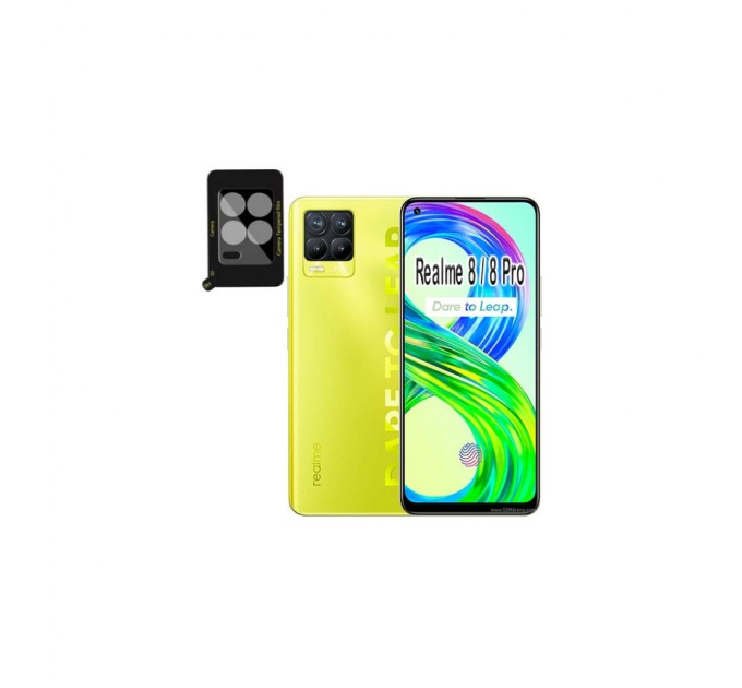 Стекло защитное BeCover camera Realme 8 / 8 Pro Black (707354)