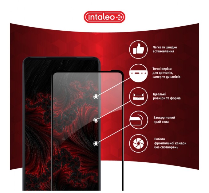 Стекло защитное Intaleo Full Glue MOTO EDGE 30 Pro 5G (1283126528576)