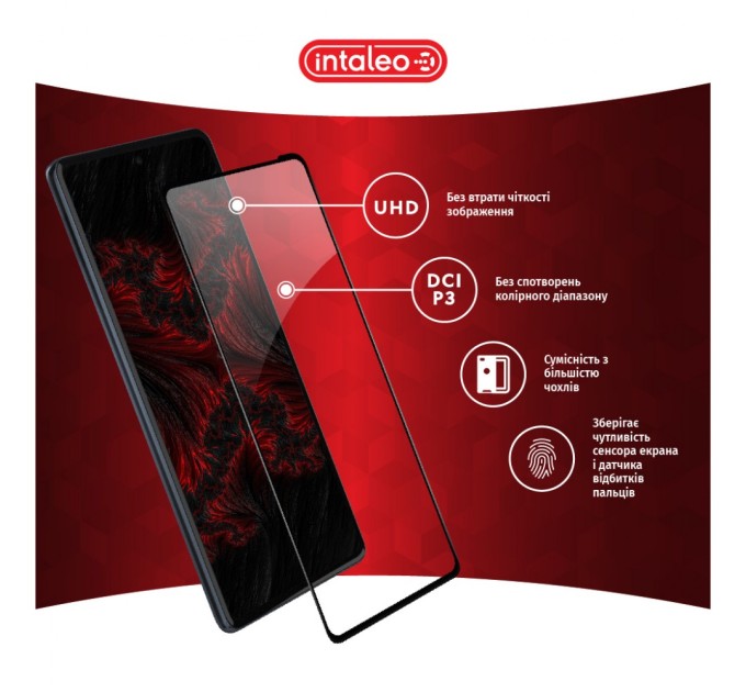 Стекло защитное Intaleo Full Glue MOTO EDGE 30 Pro 5G (1283126528576)