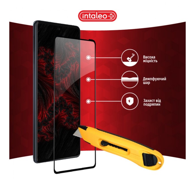 Стекло защитное Intaleo Full Glue MOTO EDGE 30 Pro 5G (1283126528576)