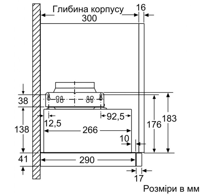 Витяжка кухонна Bosch DFM064W54