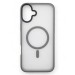 Чохол до мобільного телефона BeCover Metal Buttons Case (MagSafe) для Apple iPhone 16 Plus Gray (712095)