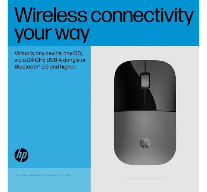 Мишка HP Z3700 Dual Wireless/Bluetooth Silver (758A9AA)