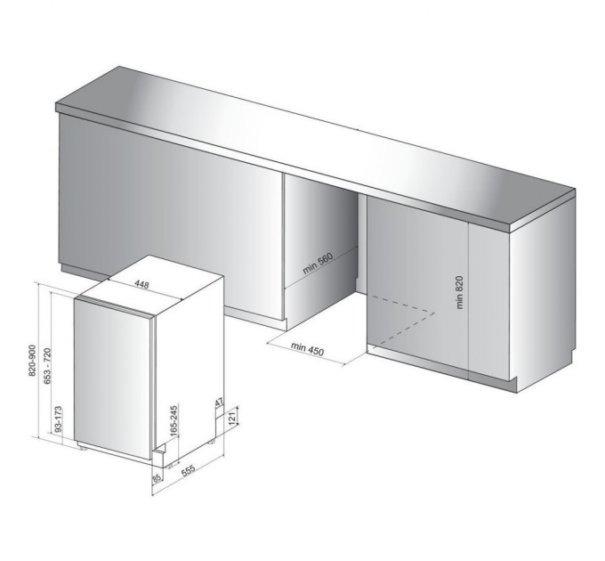 Посудомийна машина Whirlpool WSIC3M17