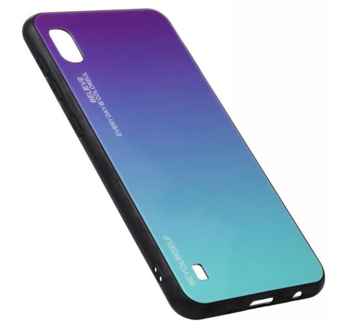 Чохол до мобільного телефона BeCover Gradient Glass Samsung Galaxy M10 2019 SM-M105 Purple-Blue (703871)