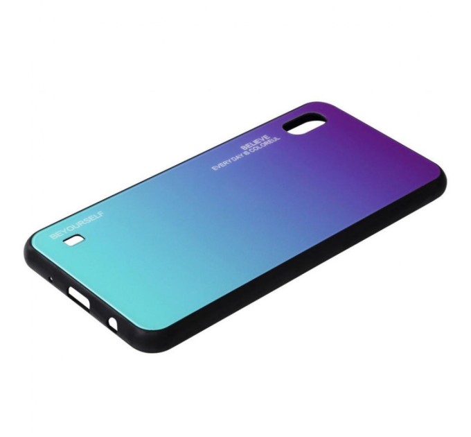 Чохол до мобільного телефона BeCover Gradient Glass Samsung Galaxy M10 2019 SM-M105 Purple-Blue (703871)