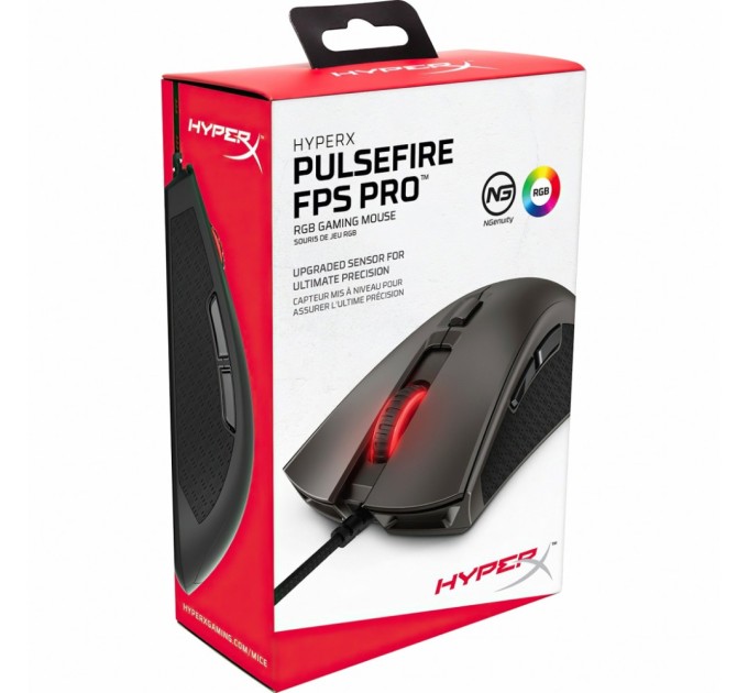 Мышка HyperX Pulsefire FPS Pro RGB USB Black (4P4F7AA)