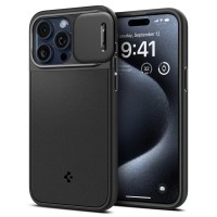 Чохол до мобільного телефона Spigen Apple iPhone 15 Pro Optik Armor MagFit Black (ACS06738)