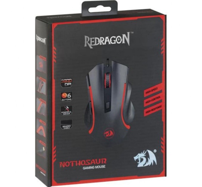 Мишка Redragon Nothosaur Black (75065)