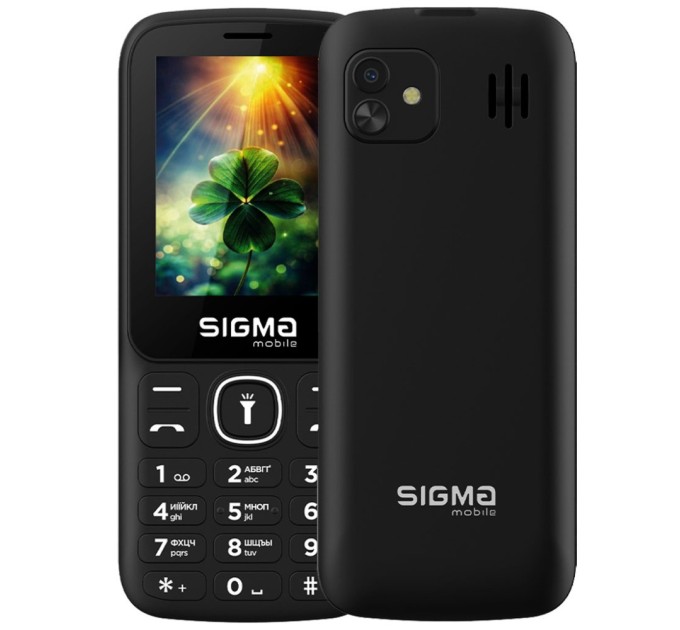 Мобільний телефон Sigma X-style 242 LUCKY Black (4827798792919)