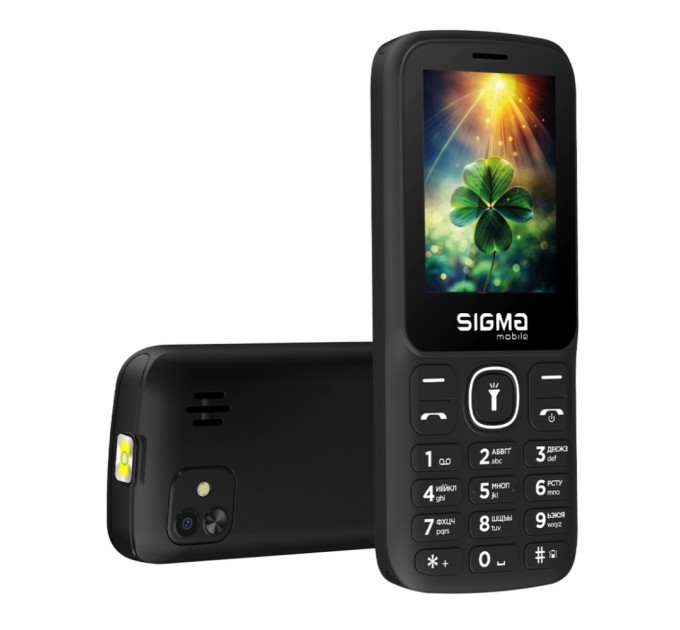 Мобільний телефон Sigma X-style 242 LUCKY Black (4827798792919)