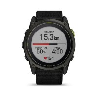 Смарт-годинник Garmin Enduro 3, Crbn Gry DLC Ti w/Blk Sport Loop Band, GPS (010-02751-01)