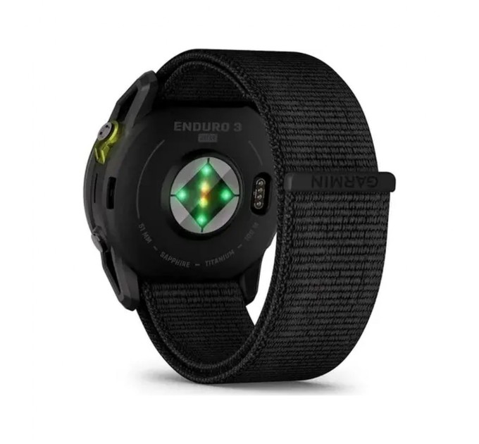 Смарт-годинник Garmin Enduro 3, Crbn Gry DLC Ti w/Blk Sport Loop Band, GPS (010-02751-01)